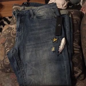 Cropped jeans